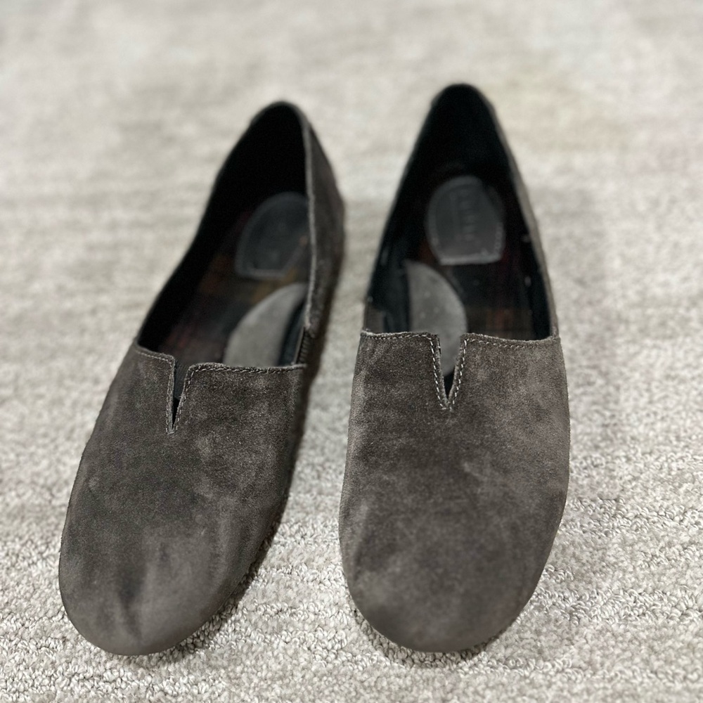 Born Sebra Suede Loafers